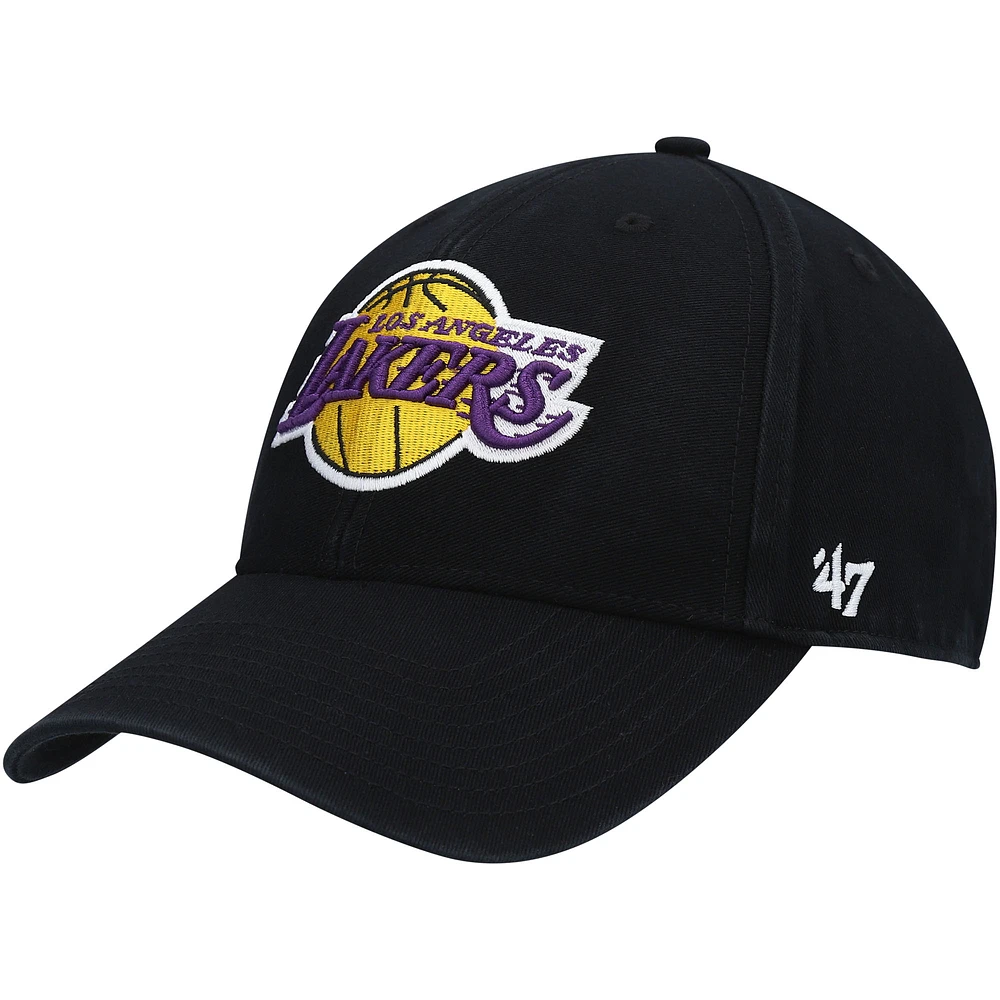 Men's '47 Black Los Angeles Lakers MVP Legend Adjustable Hat