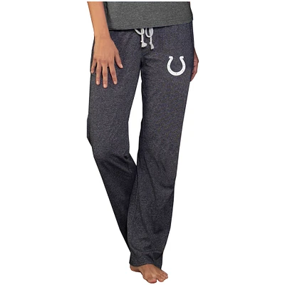 Women's Concepts Sport Charcoal Indianapolis Colts Quest Knit Lightweight Lounge Pants