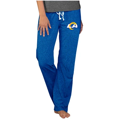 Women's Concepts Sport Royal Los Angeles Rams Quest Knit Lightweight Lounge Pants