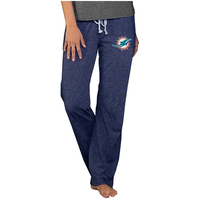 Women's Concepts Sport Navy Miami Dolphins Quest Knit Lightweight Lounge Pants
