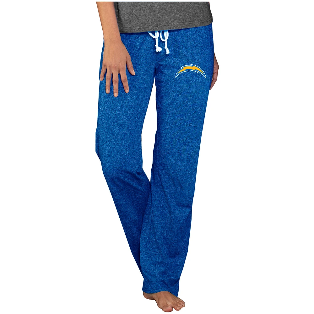 Women's Concepts Sport Royal Los Angeles Chargers Quest Knit Lightweight Lounge Pants