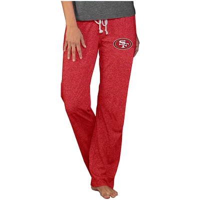 Women's Concepts Sport Red San Francisco 49ers Quest Knit Lightweight Lounge Pants