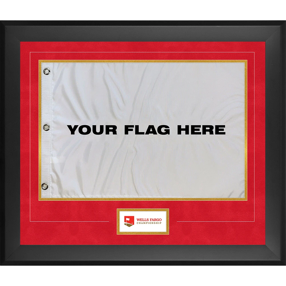 Wells Fargo Championship 23" x 27" Pin Flag Frame