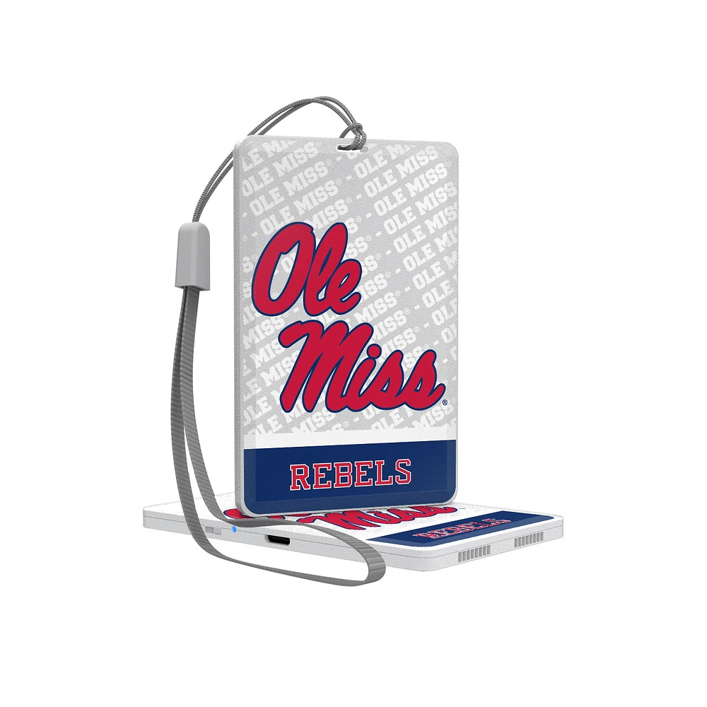 Ole Miss Rebels Primary Logo End Zone Pocket Bluetooth Speaker