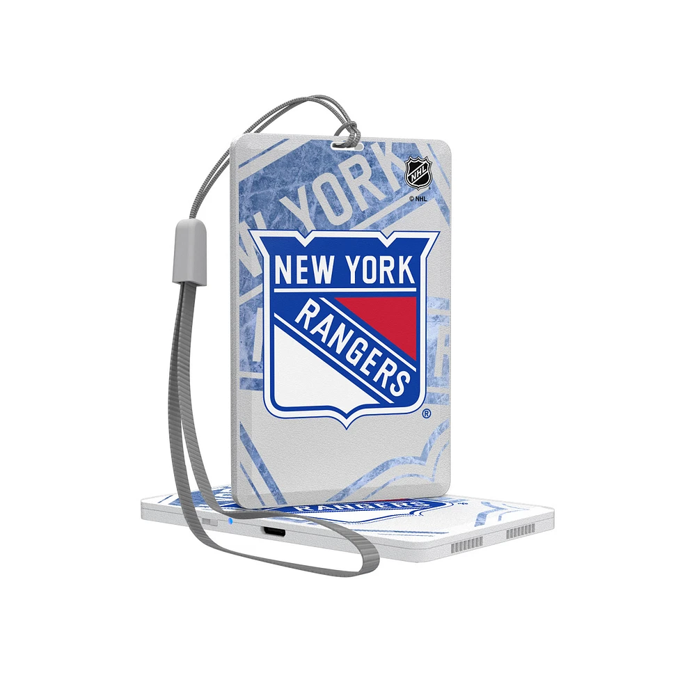 New York Rangers Ice Tilt Pocket Bluetooth Speaker