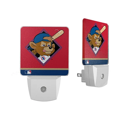 Chicago Cubs Stripe Mascot Nightlight 2-Pack