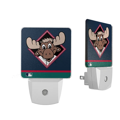 Seattle Mariners Stripe Mascot Nightlight 2-Pack