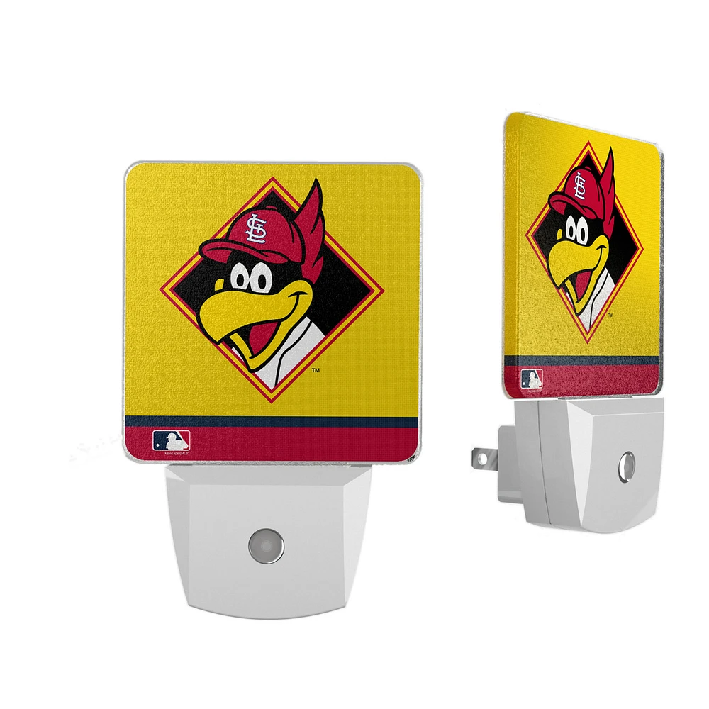 St. Louis Cardinals Stripe Mascot Nightlight 2-Pack