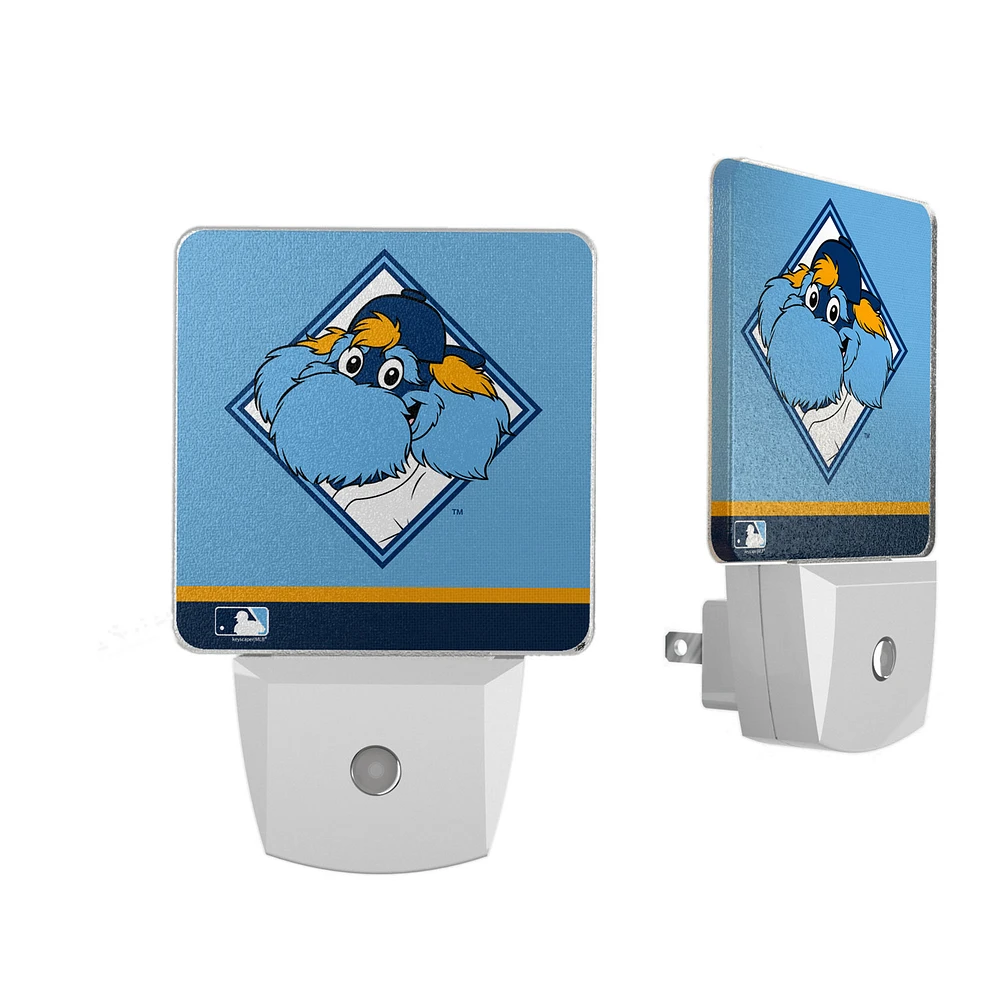 Tampa Bay Rays Stripe Mascot Nightlight 2-Pack