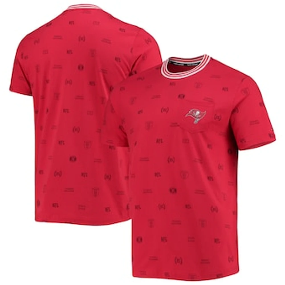 Men's Tommy Hilfiger Red Tampa Bay Buccaneers Essential Pocket T-Shirt