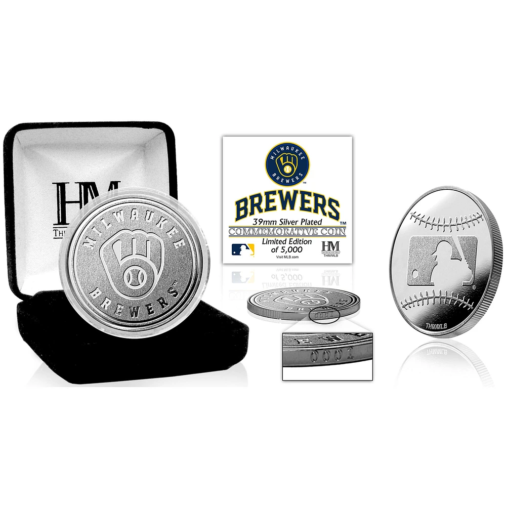 Highland Mint Milwaukee Brewers Team Silver Mint Coin