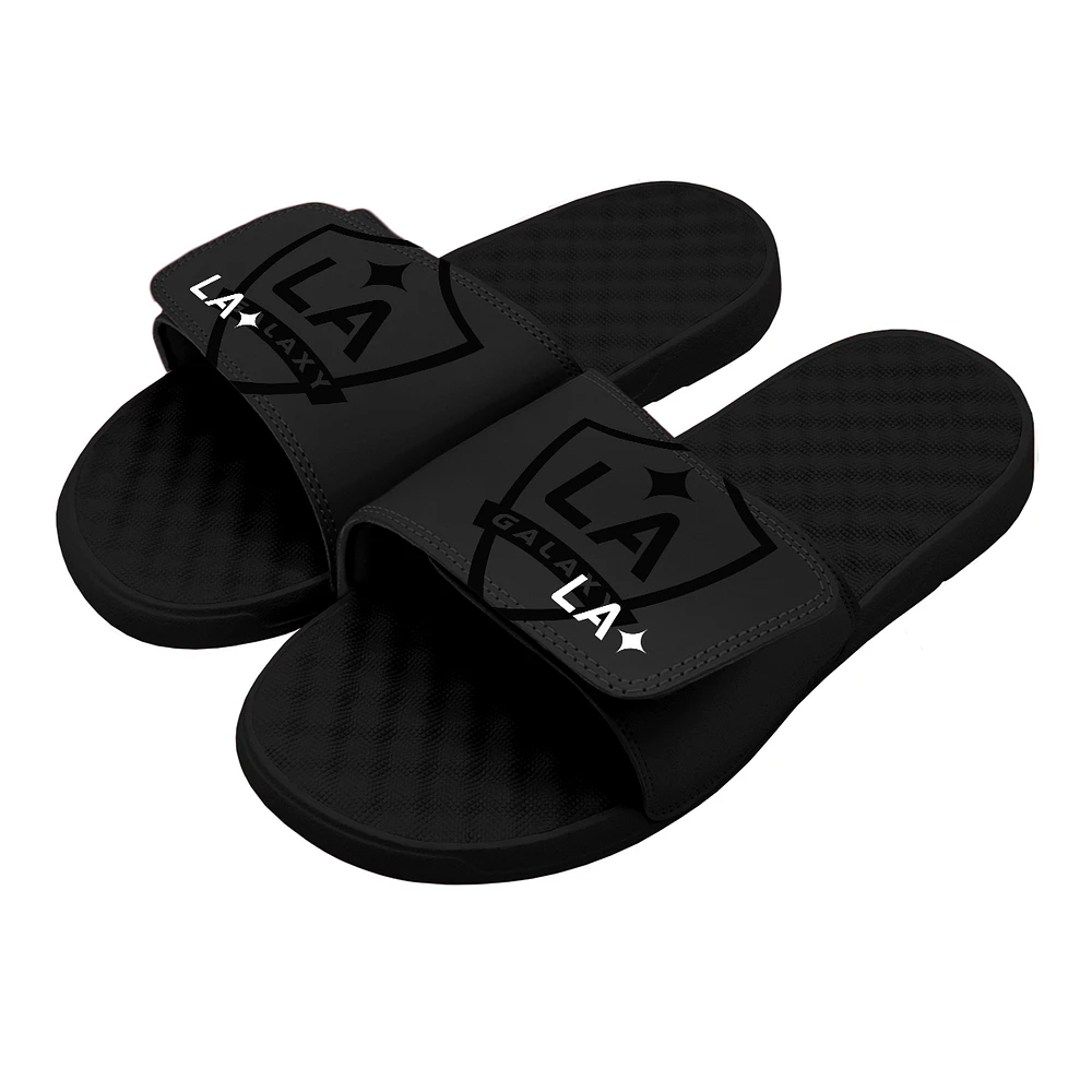 Youth ISlide Black LA Galaxy Tonal Pop Slide Sandals
