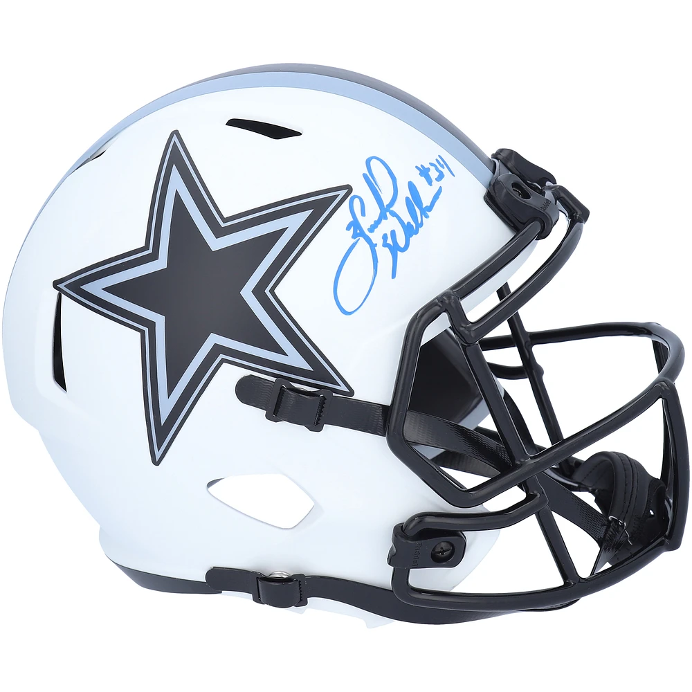Herschel Walker Dallas Cowboys Autographed Riddell Lunar Eclipse Alternate Speed Replica Helmet