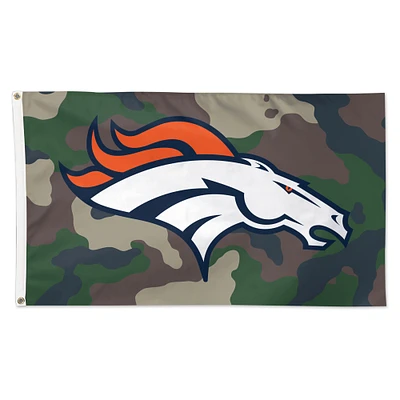 WinCraft Denver Broncos 3' x 5' Camo 1-Sided Deluxe Flag