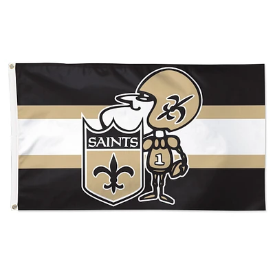 WinCraft New Orleans Saints 3' x 5' Classic 1-Sided Deluxe Flag