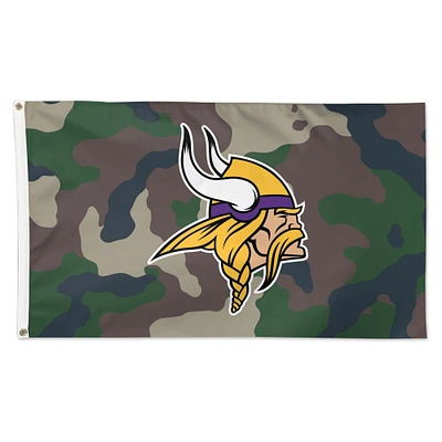 WinCraft Minnesota Vikings 3' x 5' Camo 1-Sided Deluxe Flag