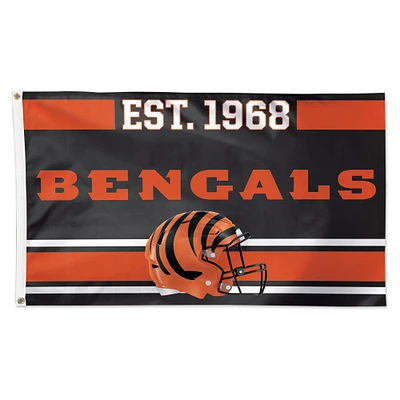 WinCraft Cincinnati Bengals 3' x 5' Established 1-Sided Deluxe Flag