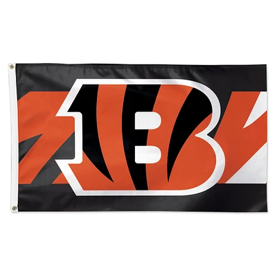 WinCraft Cincinnati Bengals 3' x 5' Horizontal Stripe 1-Sided Deluxe Flag