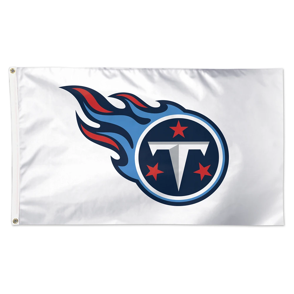 WinCraft Tennessee Titans 3' x 5' White 1-Sided Deluxe Flag