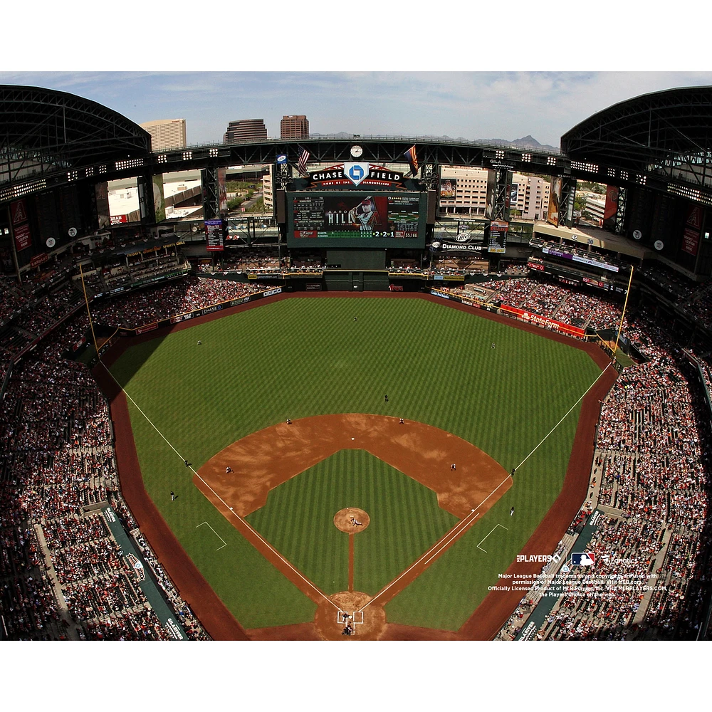 Arizona Diamondbacks Unsigned Chase Field Top of Stadium Photograph