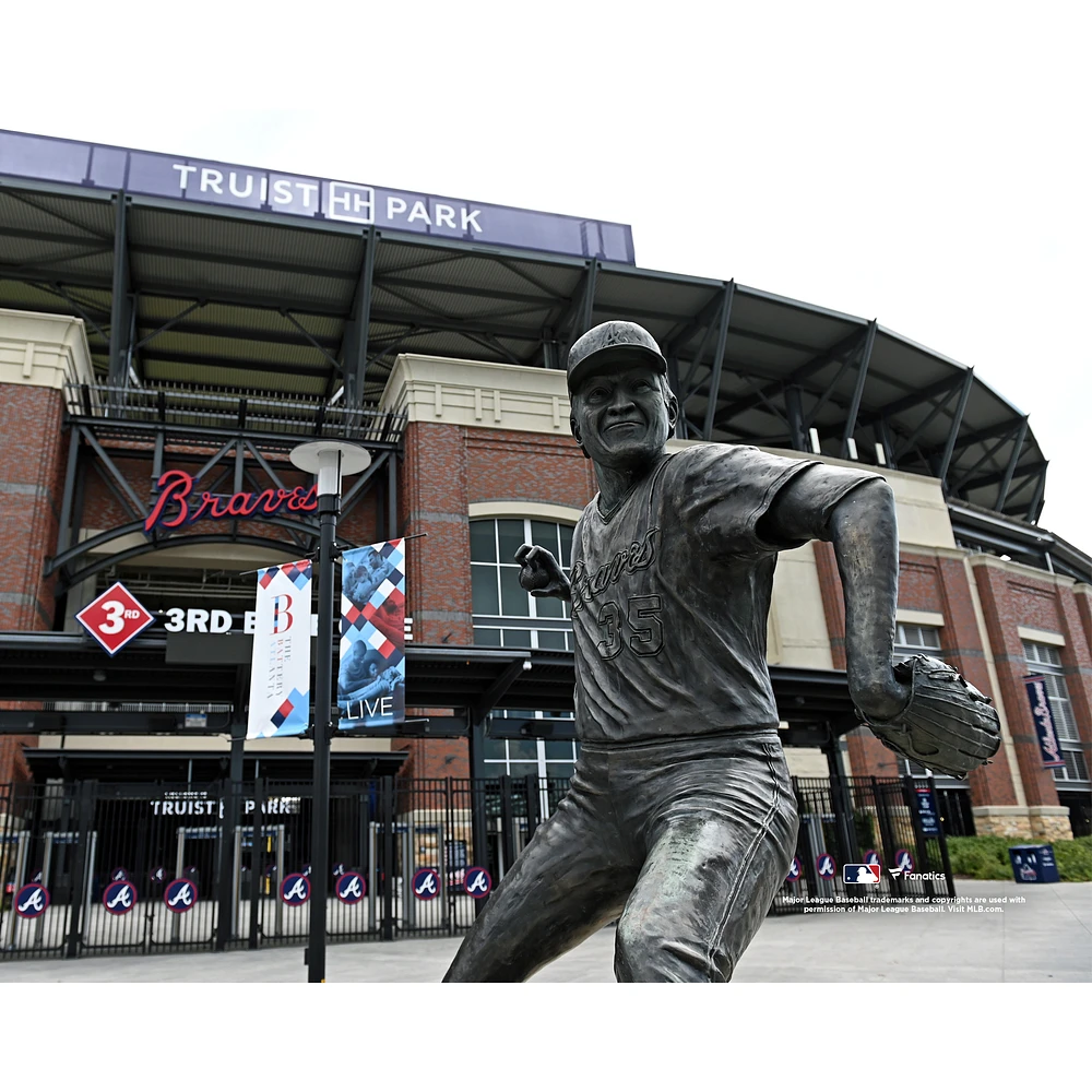 Atlanta Braves Unsigned Truist Park Exterior View Photograph