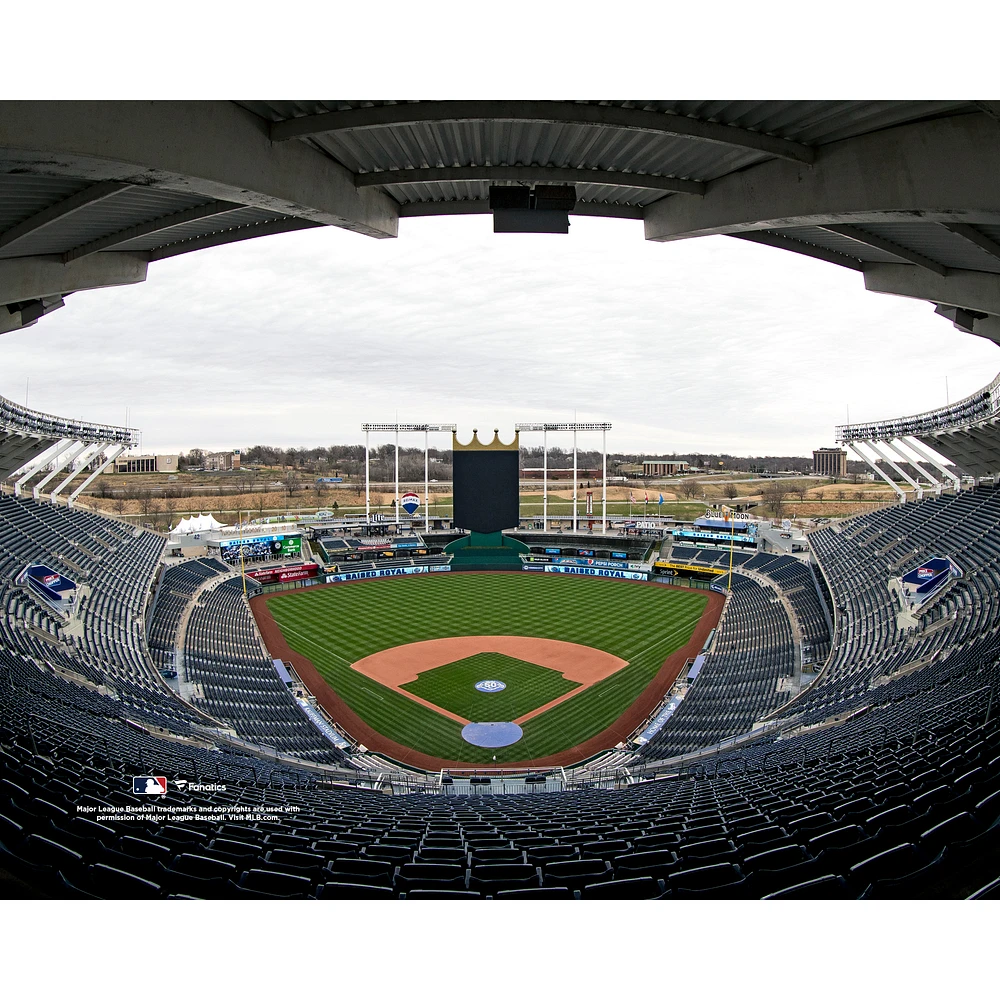 Kansas City Royals Unsigned Kauffman Stadium Long Lens General View Photograph
