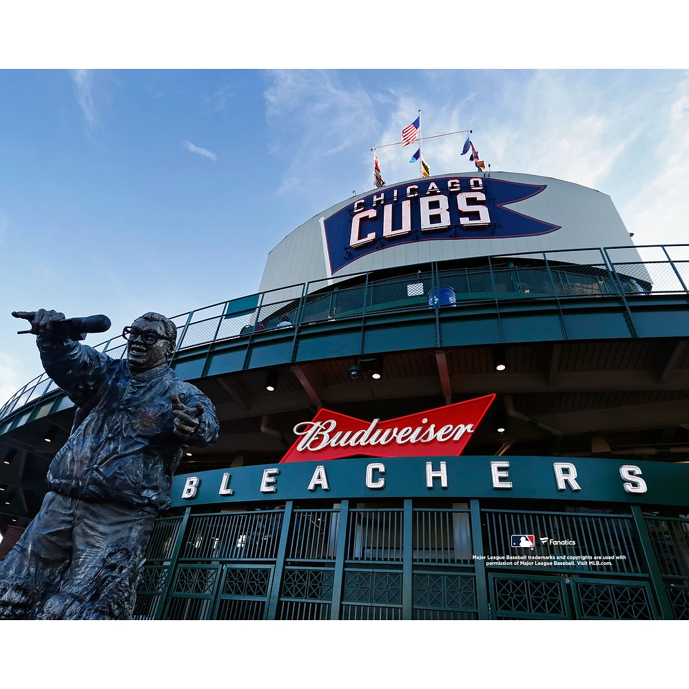 Chicago Cubs Unsigned Wrigley Field Outside the Stadium Photograph
