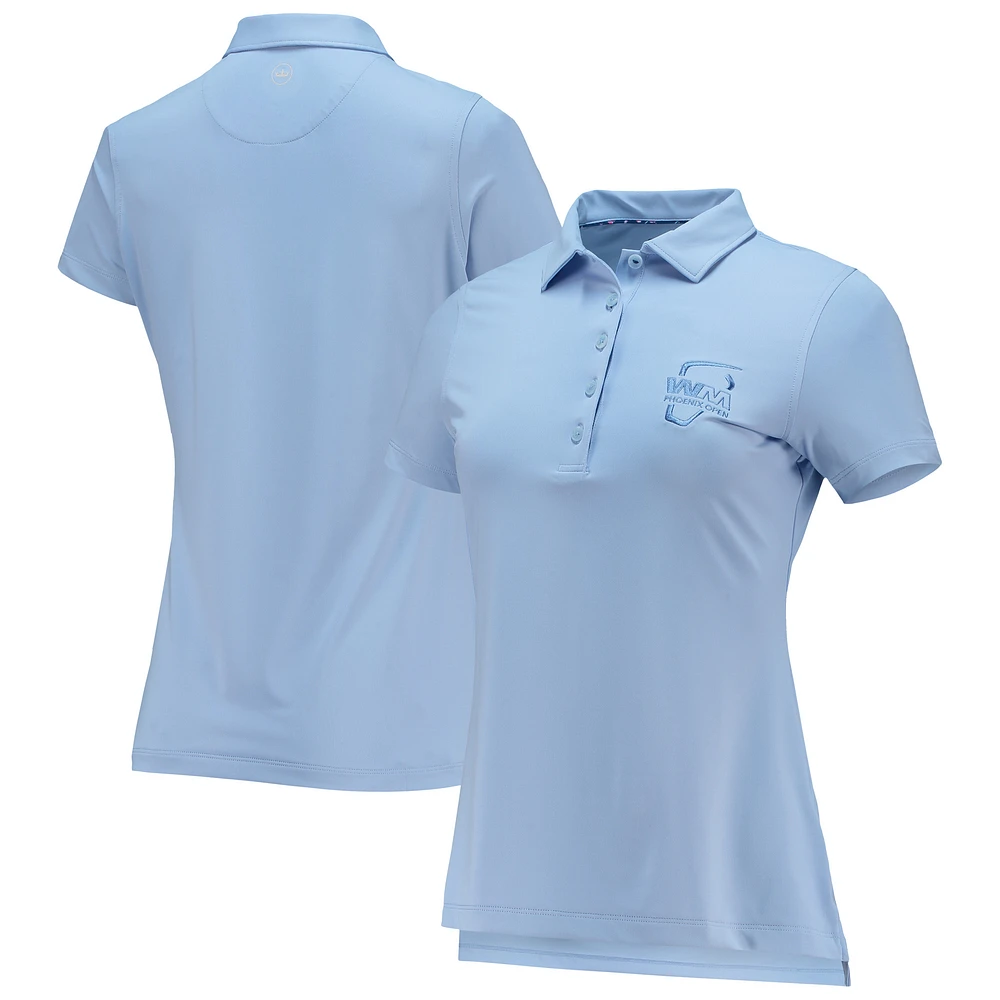Women's Light Blue Peter Millar WM Phoenix Open Perfect Fit Polo