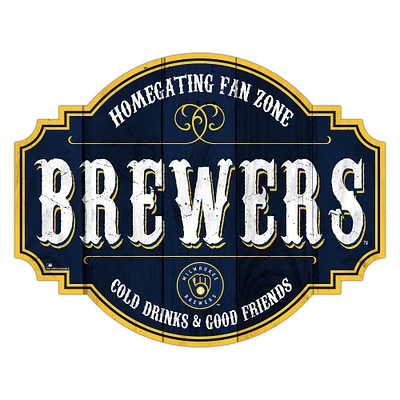Milwaukee Brewers 24'' Homegating Tavern Sign