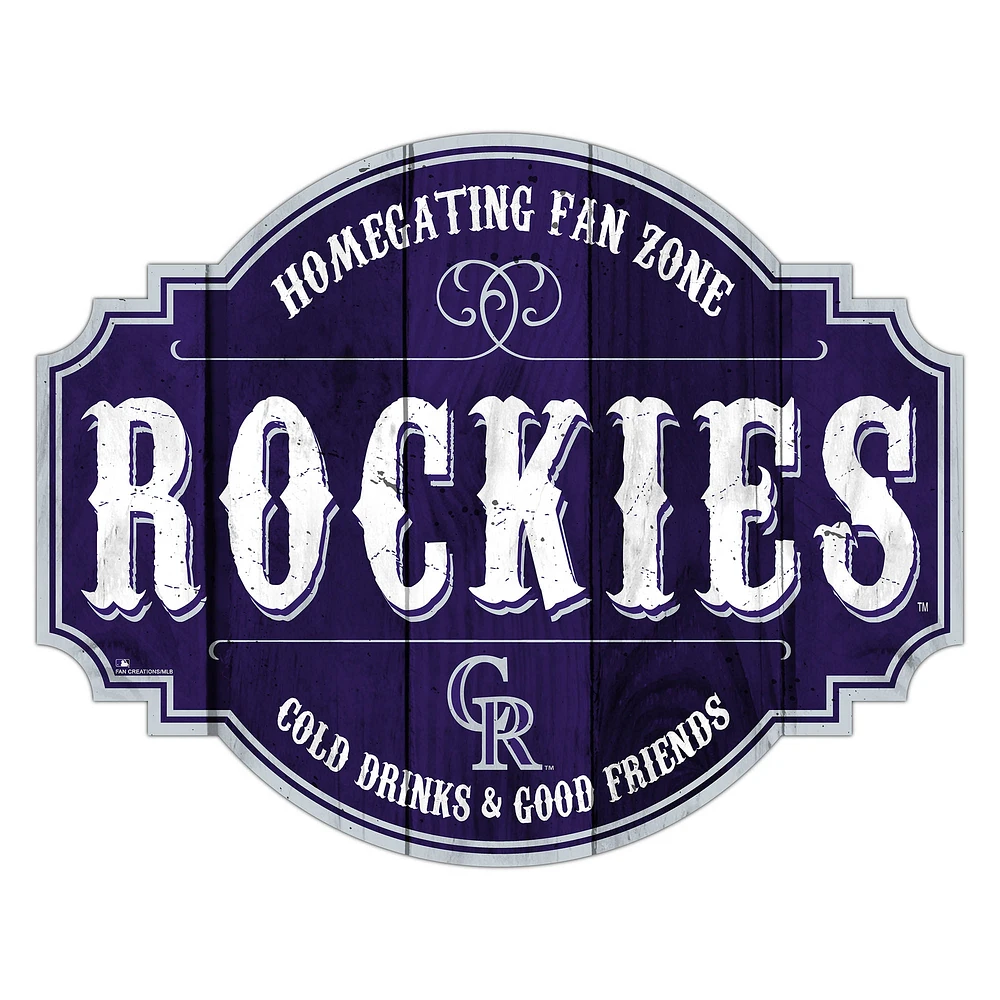 Colorado Rockies 24'' Homegating Tavern Sign