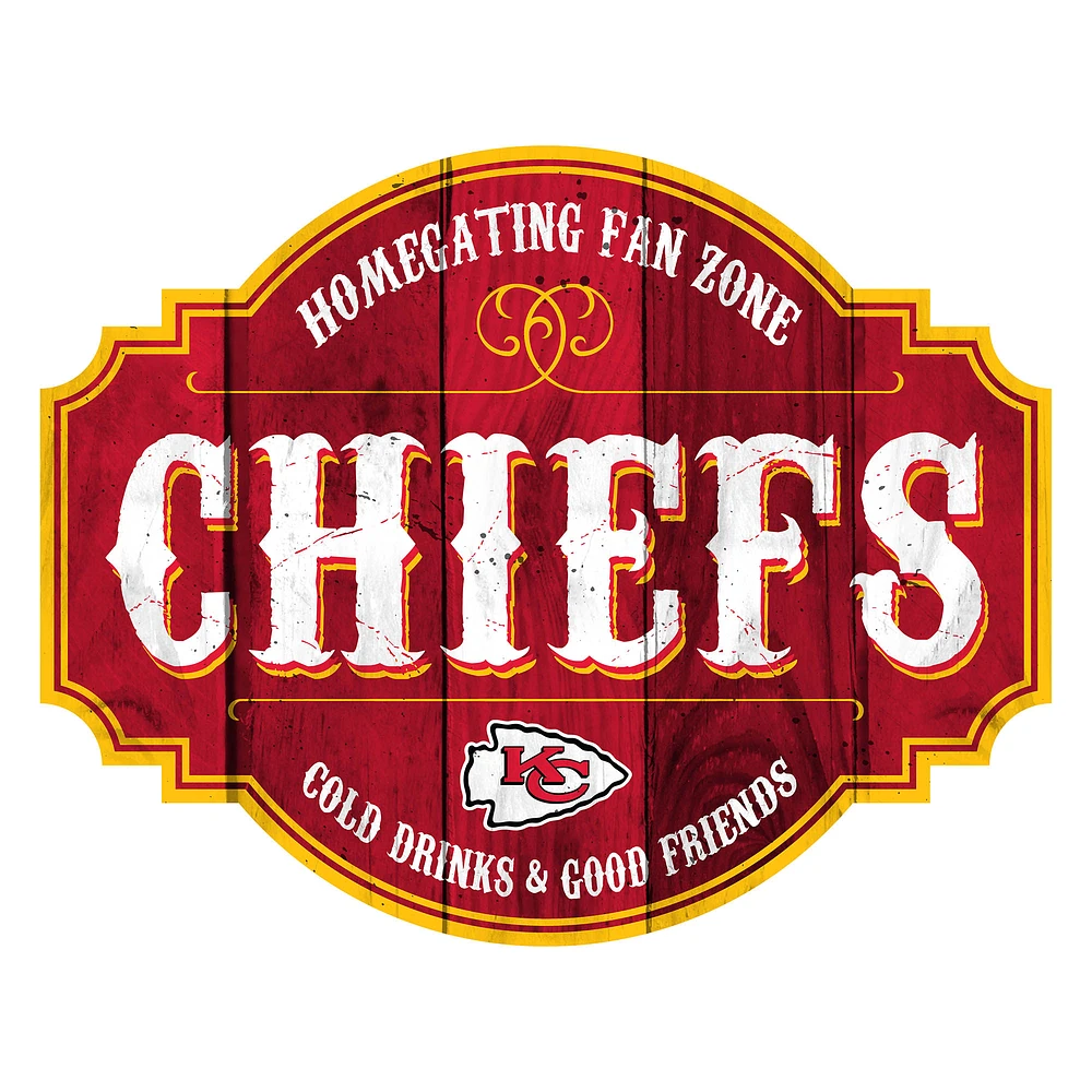 Kansas City Chiefs 24'' Homegating Tavern Sign