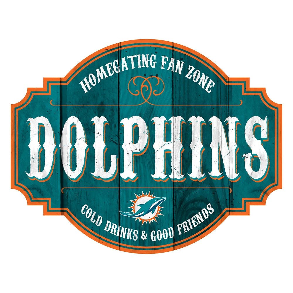 Miami Dolphins 24'' Homegating Tavern Sign