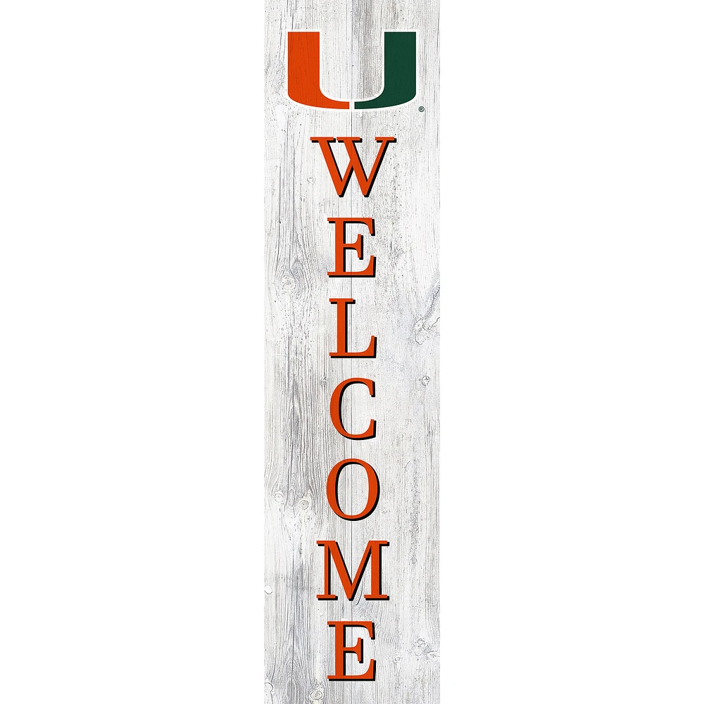 Miami Hurricanes 48'' Welcome Leaner