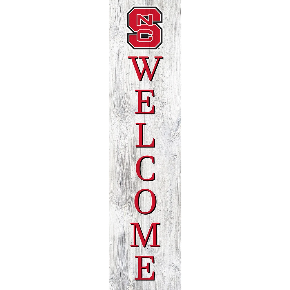 NC State Wolfpack 48'' Welcome Leaner
