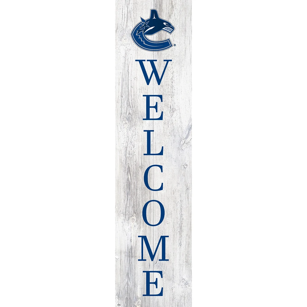 Vancouver Canucks 48'' Welcome Leaner