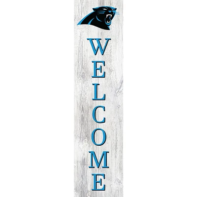 Carolina Panthers 48'' Welcome Leaner
