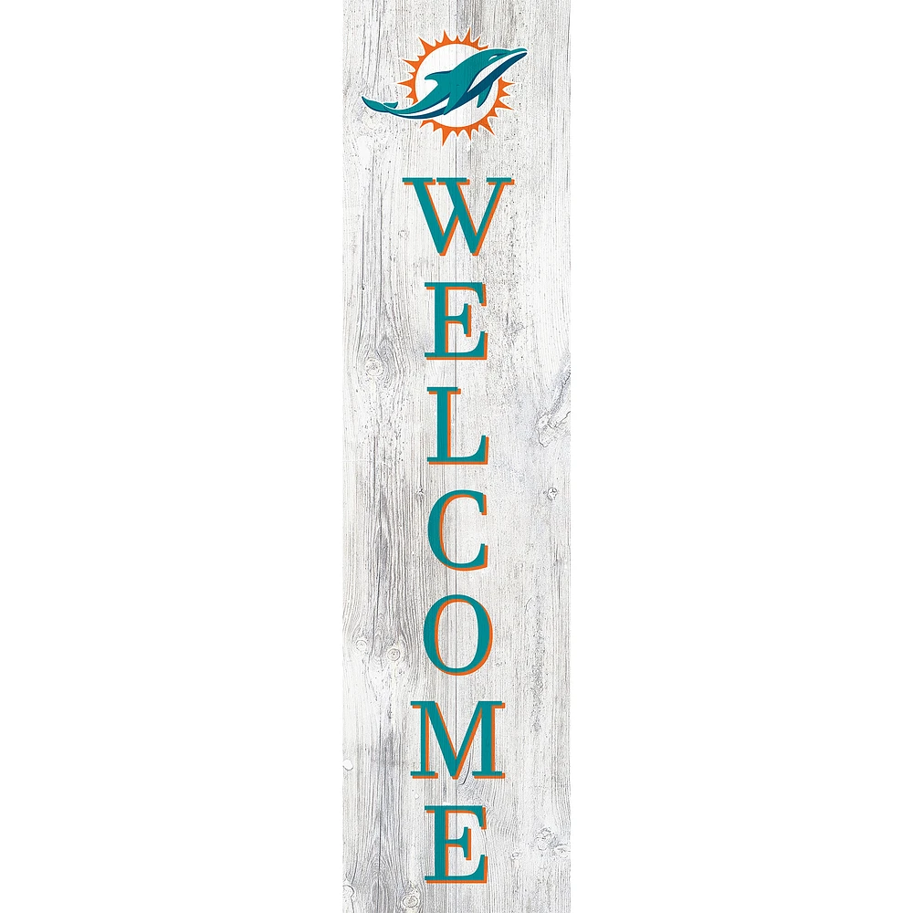Miami Dolphins 48'' Welcome Leaner
