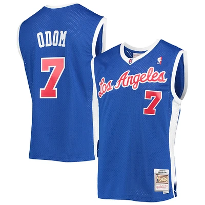 Men's Mitchell & Ness Lamar Odom Royal LA Clippers 2002/03 Hardwood Classics Swingman Jersey
