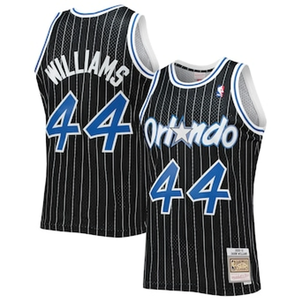 Men's Mitchell & Ness Jason Williams Black Orlando Magic 2009/10 Hardwood Classics Swingman Jersey