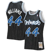 Men's Mitchell & Ness Jason Williams Black Orlando Magic 2009/10 Hardwood Classics Swingman Jersey