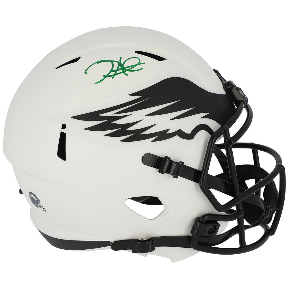 Jalen Hurts Philadelphia Eagles Autographed Riddell Lunar Eclipse Alternate Speed Replica Helmet