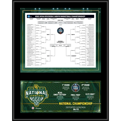 Baylor Bears 2021 NCAA Men's Basketball National Champions 12" x 15" Plaque