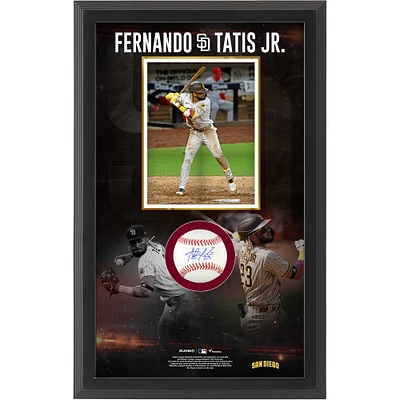 Fernando Tatis Jr. San Diego Padres Autographed Baseball Shadow Box