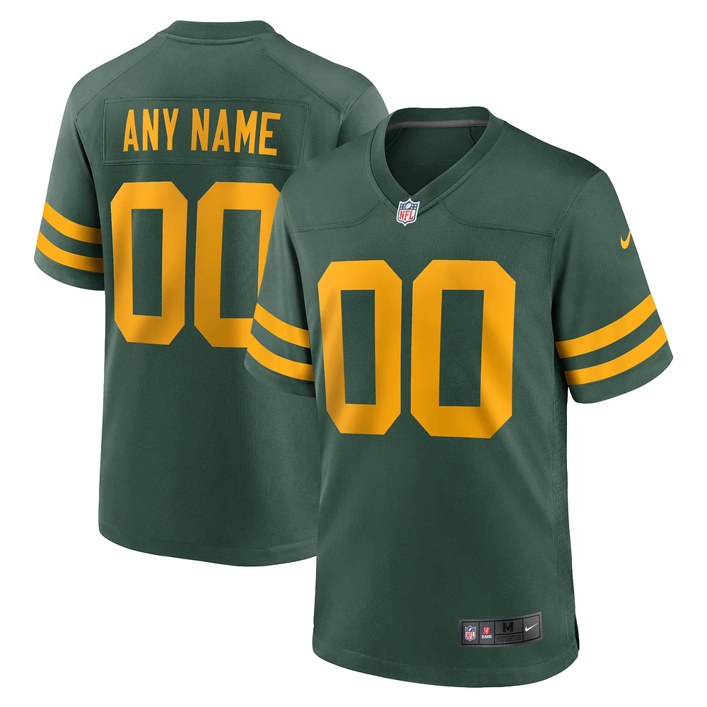 Men's Nike Green Green Bay Packers Alternate Custom Jersey