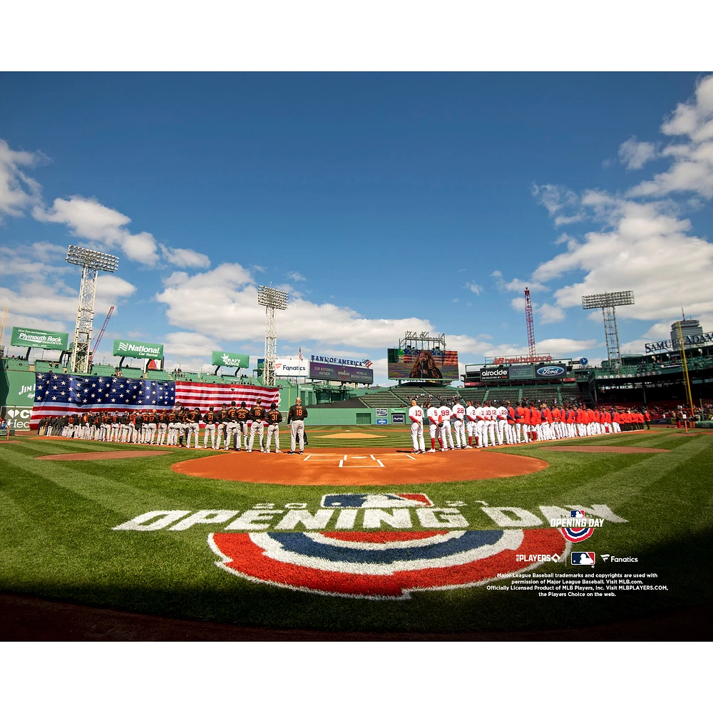 Boston Red Sox Unsigned 2021 Opening Day Photograph