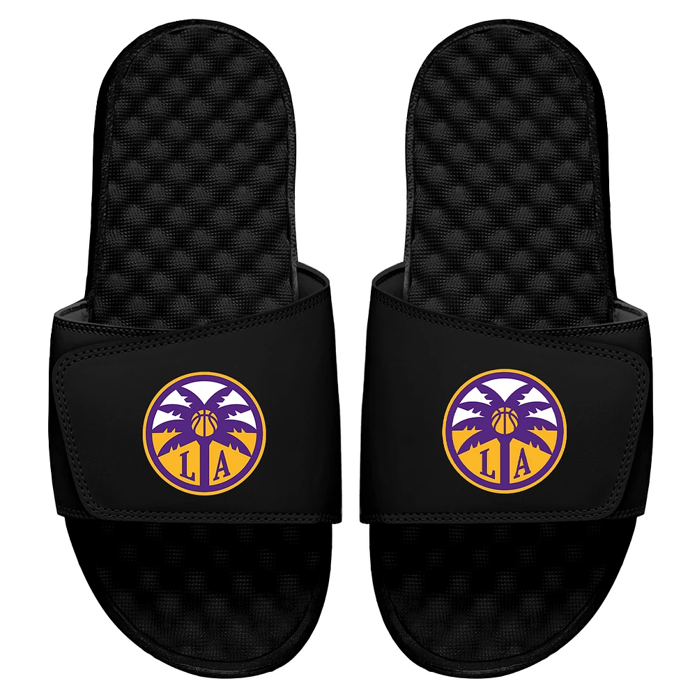 Youth ISlide Black Los Angeles Sparks Alternate Logo Slide Sandals