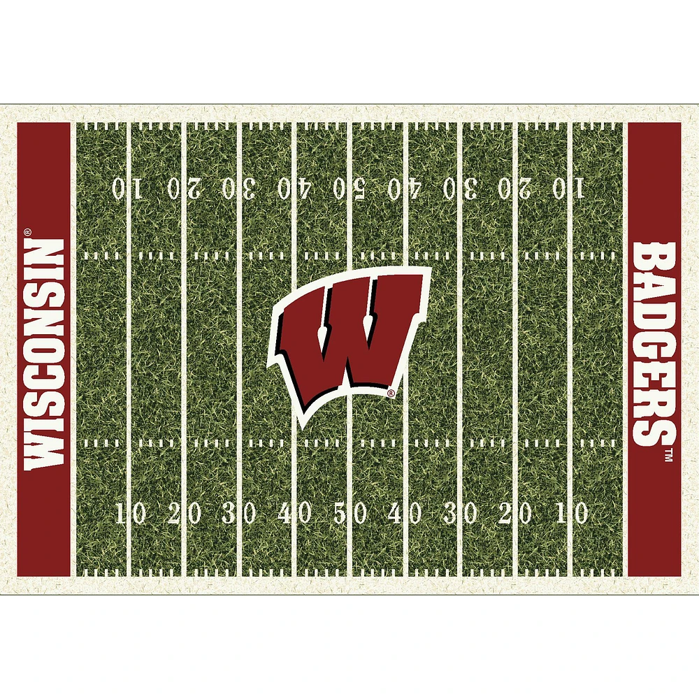Imperial Wisconsin Badgers 5'4'' x 7'8'' Home Field Rug