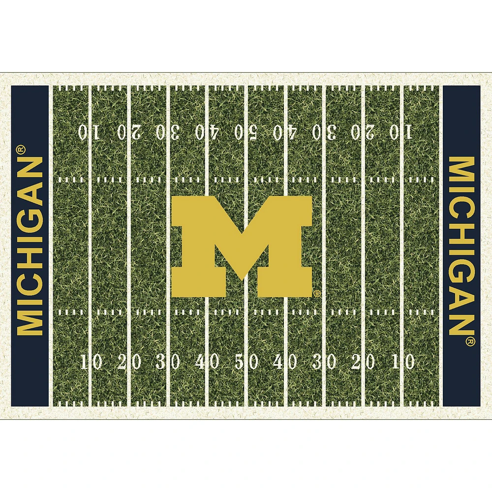 Imperial Michigan Wolverines 7'8'' x 10'9'' Home Field Rug