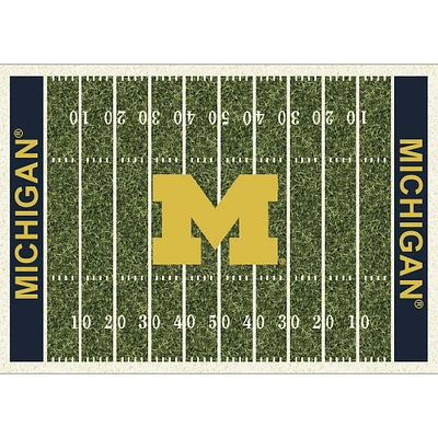 Imperial Michigan Wolverines 7'8'' x 10'9'' Home Field Rug