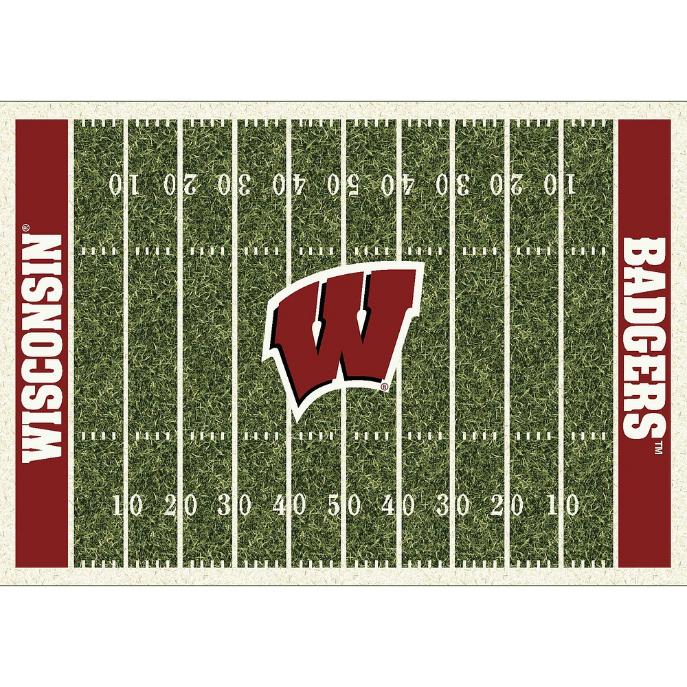 Imperial Wisconsin Badgers 7'8'' x 10'9'' Home Field Rug